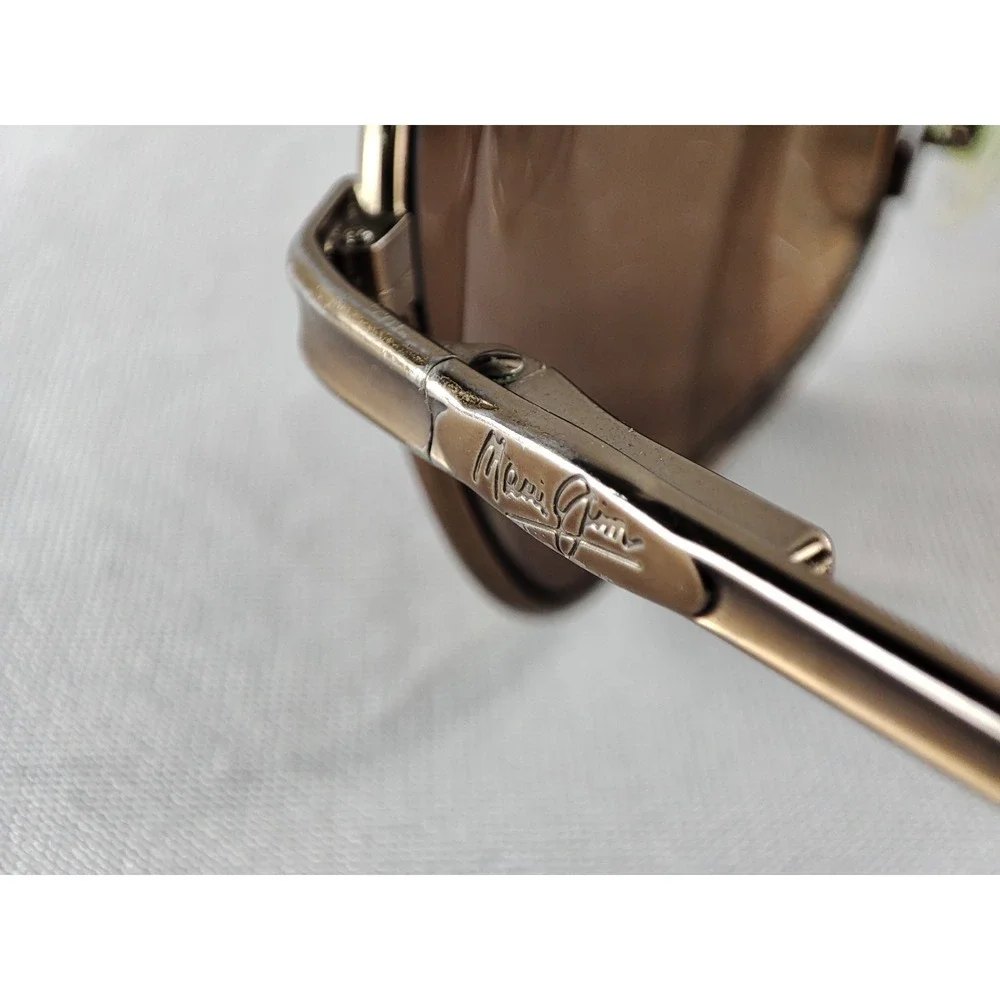 Maui‎ Jim MJ-131-19 Islander Sunglasses Copper Metal HCL Bronze Polarized Italy